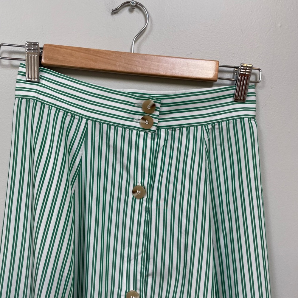 Stockholm Atelier Green & White Skirt - Picture 7 of 10